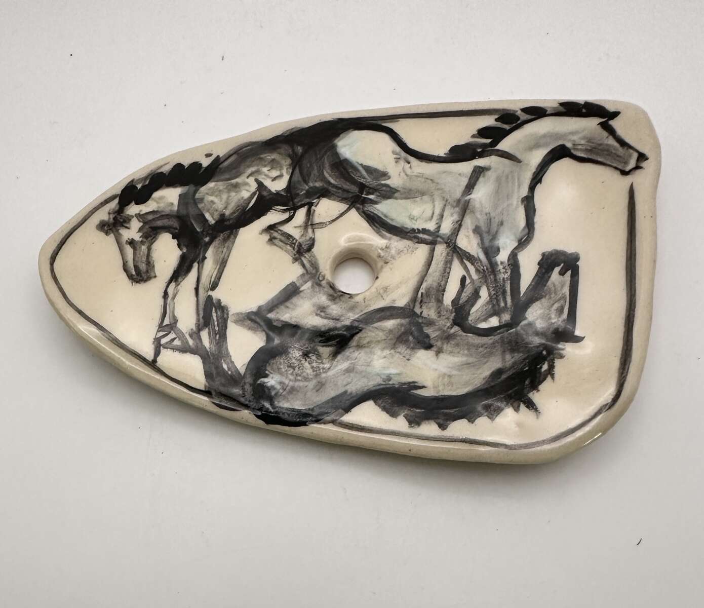 Soap Dish Black and white