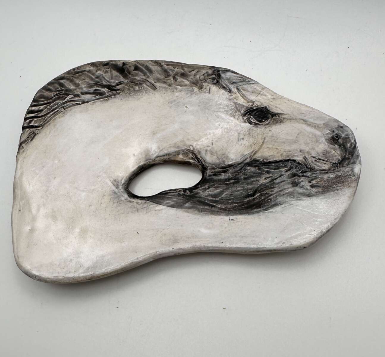 Soap Dish Horse Head footed